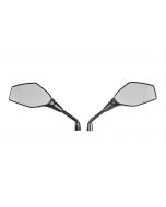 Safety rear-view mirror set, aspherical, right-hand thread M10 x 1.5 - for BMW