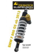 Touratech Suspension shock absorber for BMW F800GS from 2013 type Level2/ExploreHP